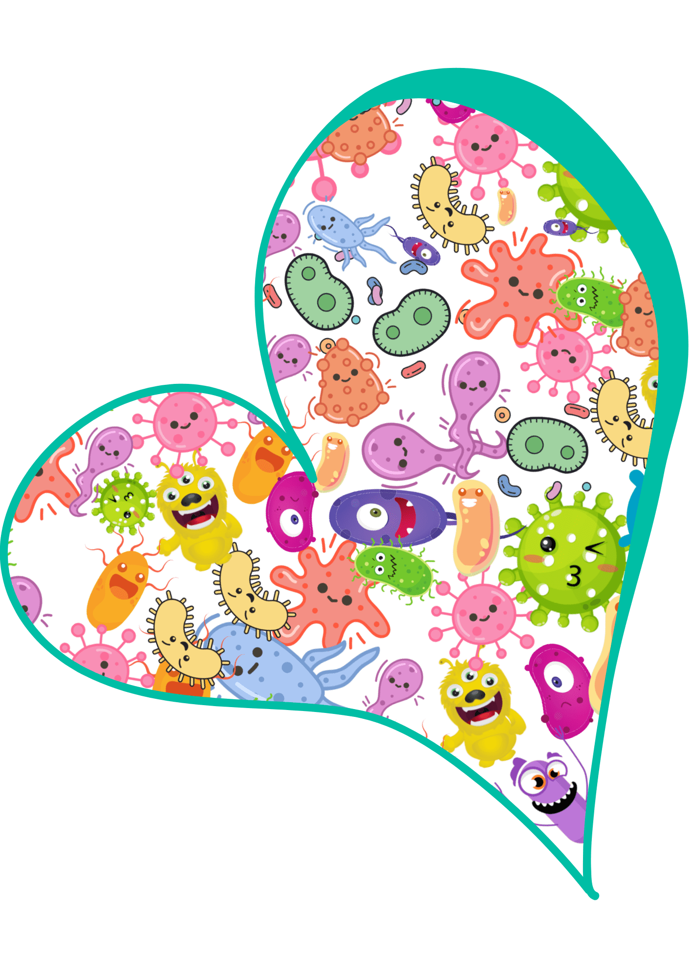 CORAZON DE BACTERIAS